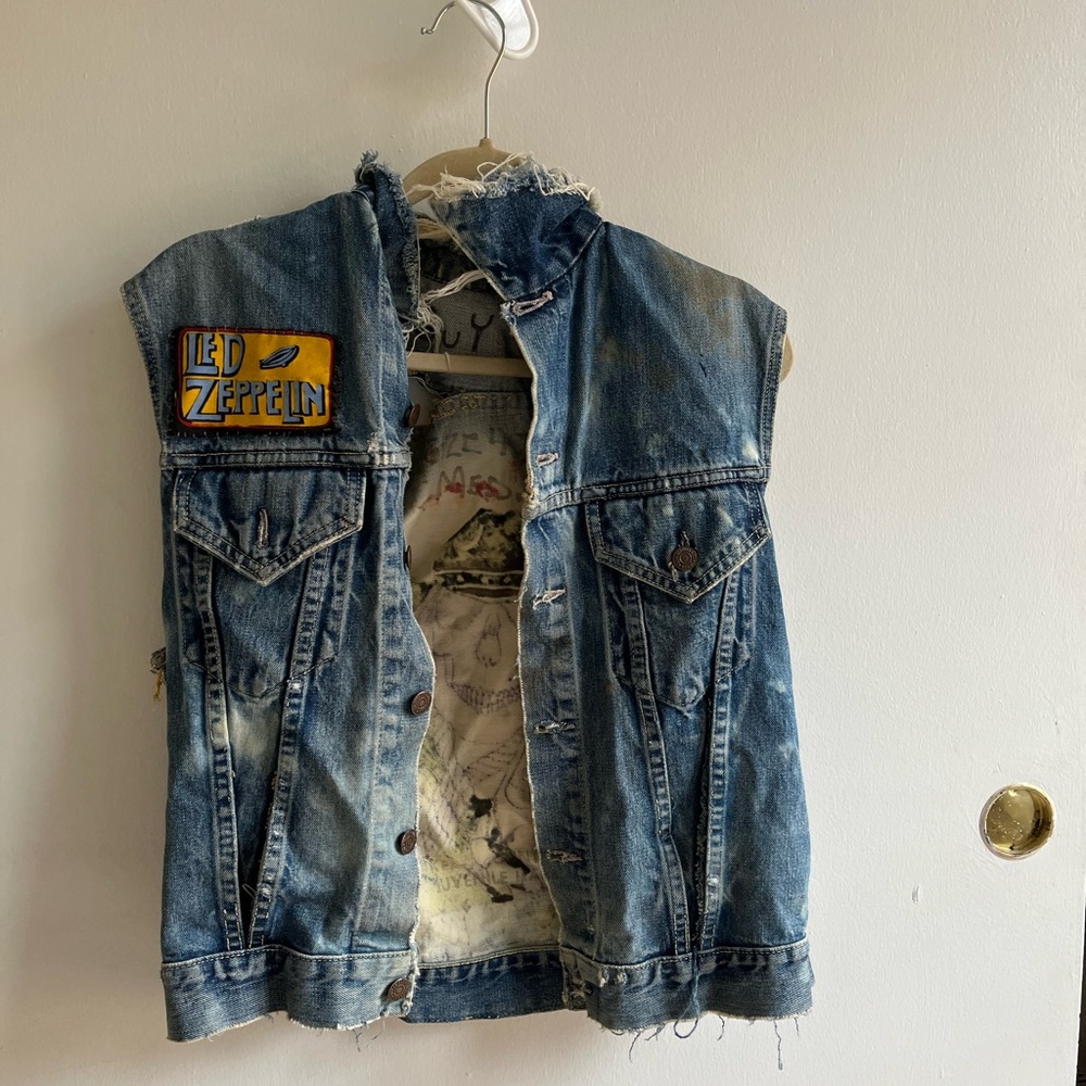 Vintage custom Levi jean jacket